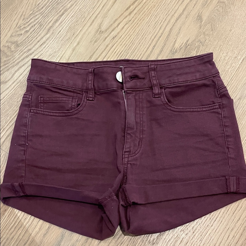 American Eagle Outfitters hi rise shortie super super stretch  Shorts